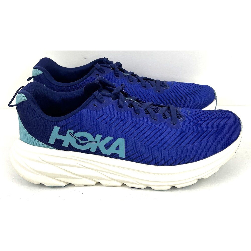 Hoka One One Rincon 3 Womens Running Shoes Size 10 B Evening Sky Ocean Mist Blue